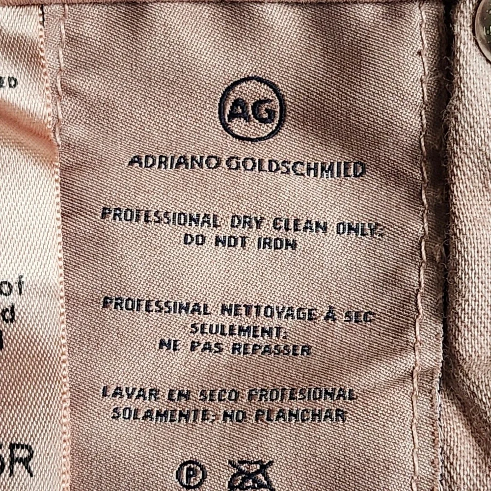 AG Adriano Goldschmied The Legging Ankle Womens 25R Tan Super Skinny Pants Jeans